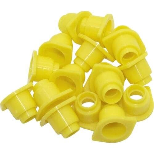 200 Pcs Beekeeper Queen King Cage Accessories Fertility King Pedestal Guard Longwall Shield Queen Cage Cover Beekeeping Tools