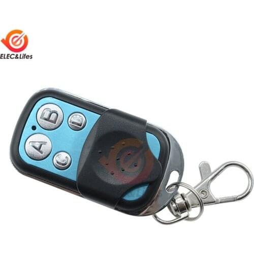 4 Channel Wireless Universal 433Mhz RF Remote Control Learning Code Remote Control 4CH for Remote Switch Garage Motor Control
