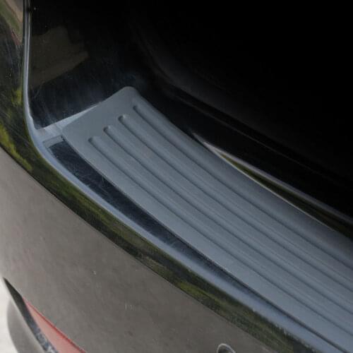 Car Styling Rear Guard Bumper Protector Trim Cover Sticker For Audi A3 A4 B8 C5 A5 A6 A7