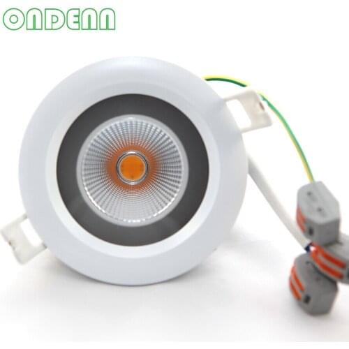 Free Shipping (12pcs/lot) New Arrival AC220V 9W Driverless Dimmable led downlight cob dimming LED Spot light led ceiling lamp