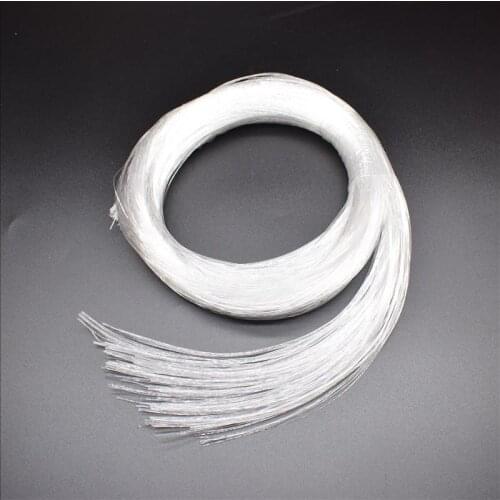 Hot Sales 1～5 Meter 1mm End Glow PMMA Fiber Optic Cable For Home And Car LED Star Ceiling Light Kit Decoration Free Shipping