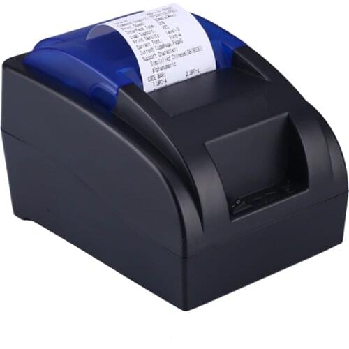 HSPOS Quality economic receipt 58mm pos thermal printer built-in power supply newest bill printing machine support win10 usb