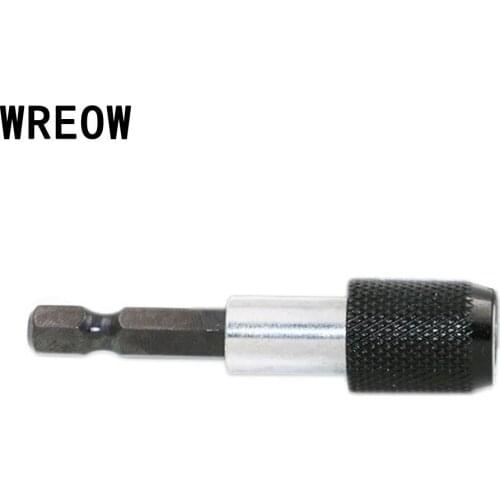 WREOW 1/4" Hex Shank Electric Drill Bit Holder Screwdriver convert Quick Release Magnetic Screwdriver Bit Holder Extension Bar