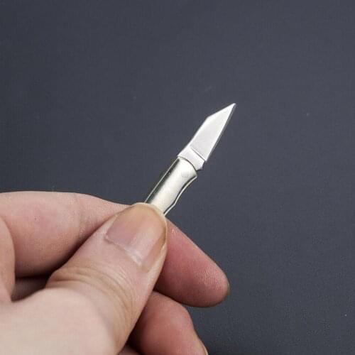 Multifunctional Pocket Decoration Military Survival Steel Pocket Knife Mini Dollhouse B6S0