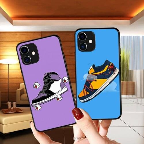 Trend Brand Shoe Sneakers Phone Case for iPhone 11 12 Pro mini pro XS MAX 8 7 6 6S Plus X 5S SE 2020 XR
