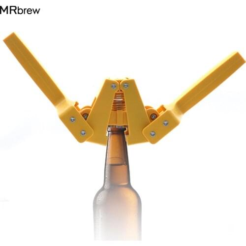 New Yellow Manual beer bottle Capper for Home Brew Beer crown caps on reusable glass bottles Top quality