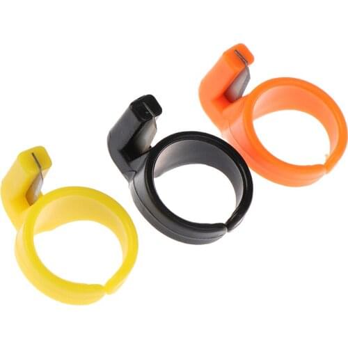 Finger Knife 3PCS Plastic Thimble Sewing Ring Thread Cutter Finger Blade Needle Sewing Craft DIY Accessory Tools