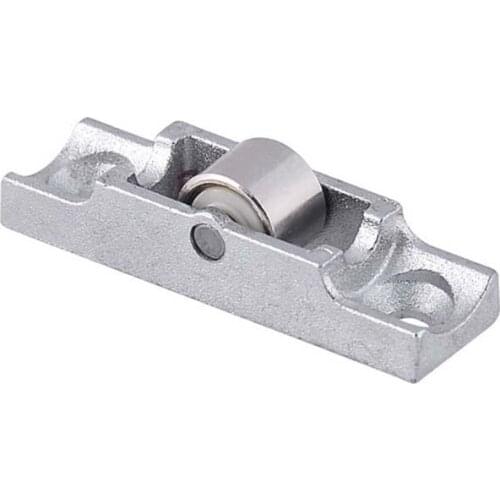 Plastic steel door window pulley sliding window moving round track window roller silent single flush pulley KF246