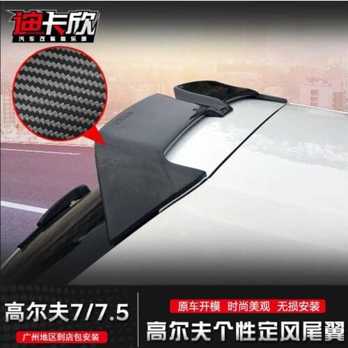 Suitable For Volkswagen 7 Modified 19 Golf 7.5 No Hole Fixing Tail Top Pressure Wing