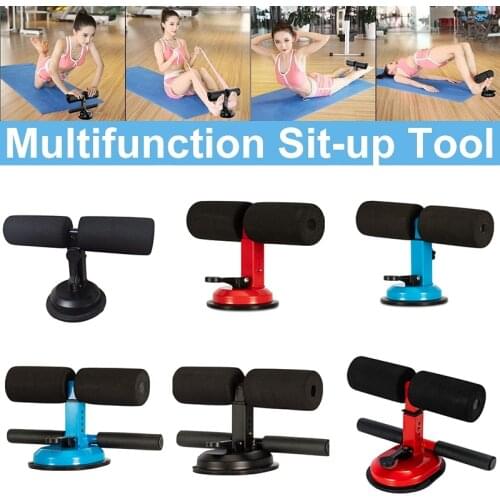 Portable Self-Suction Sit Up Bar Stand Fitness Equipment Abdominal Strength Trainer Home Gym Muscle Training