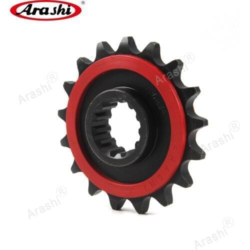 Arashi 17T 525 Rubber Cushioned Chain Front Sprocket For BMW HP4 1000 2013 2014 2015 Wheel Gear Sprockets Accessories