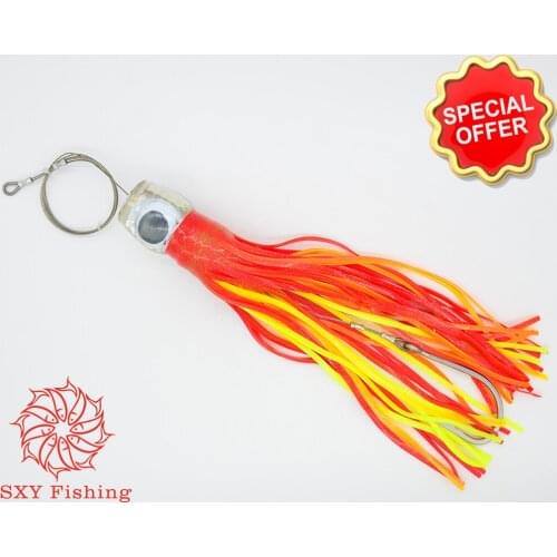 SXY FISHING Trolling Bait Marlin lure Weight 7OZ 200g Length 13in Resin Fish lure Resin head bait Ship fishing bait Big bait