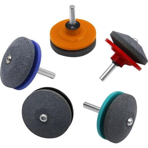 Grinding Drill Sharpener Lawnmower Faster Rotary Drill Blade Sharpener Grinding Tool Garden Lawn Mower Parts Blue Color