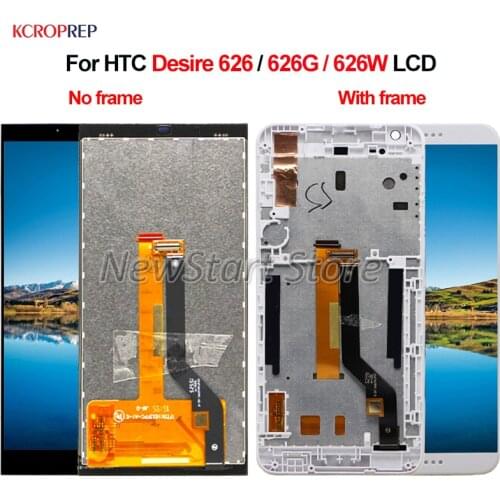 For HTC Desire 626 626G 626W LCD Display Touch Screen Digitizer Assembly For HTC 626 626G 626W lcd Replacement Accessory 5.0"