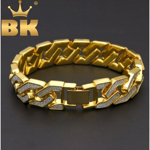 THE BLING KING Men's Silver Bracelets