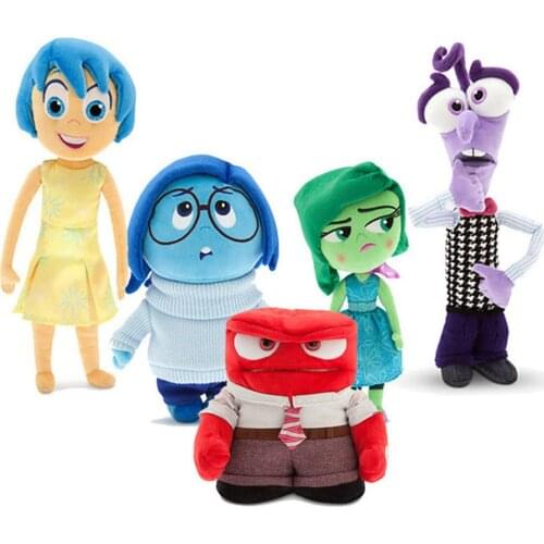 High Quality Movie Joy Plush Sadness Fear Joy Disgust Anger Soft Stuffed Doll Inside Out Toys Gifts For Kids