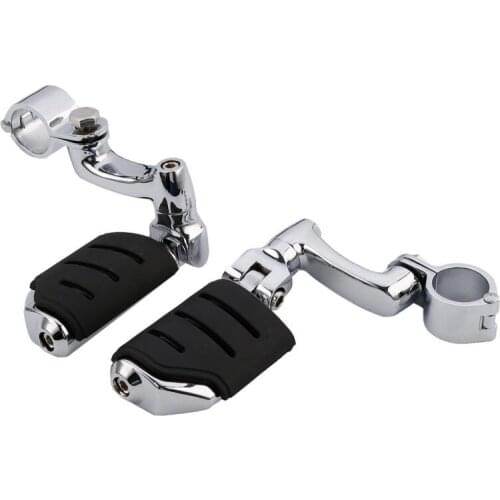 Motorcycle 1 1/ 4'' 32mm Highway Engine Guard Footpeg Pedal Mount Fits For Harley