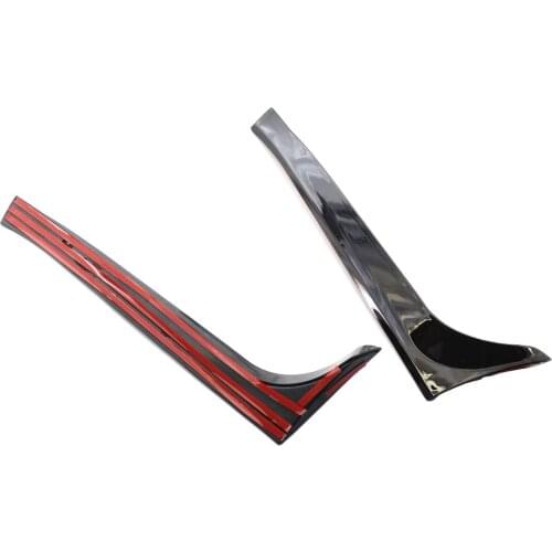 1 Pair Rear Roof Window Side Spoiler Wing High Quality Plastic Custom Parts for VW Golf 6 MK6 Gloss Black Auto Accessories