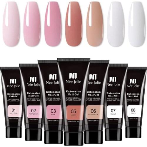 15ml Poly UV Gel Nail Polish All for Manicure Tools Gel UV Varnishes Hybrid for Nails Extension Nail Gel Polish for Nail Art