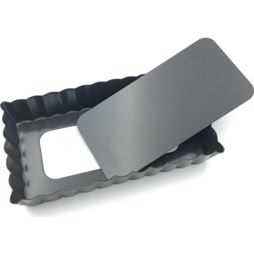 4 inches Mini Rectangle Shaped Muffin Mould Drop Bottom Cake Mold DIY Baking Mold Tart Cake Mold