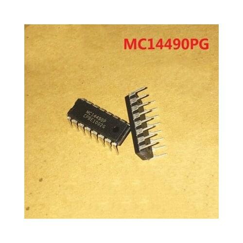 5pcs MC14490P DIP-16 MC14490 DIP16 MC14490PG DIP logic chip New Original