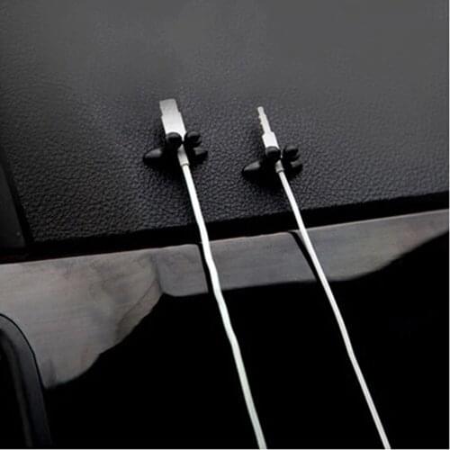 8PCS Car Charger Line Clamp Clamp Headphone/USB Cable Car Clip For Citroen C2 C3 C4 C4L C5 DS DS4 DS4S DS5 DS6 DS7 DS5LS DS3