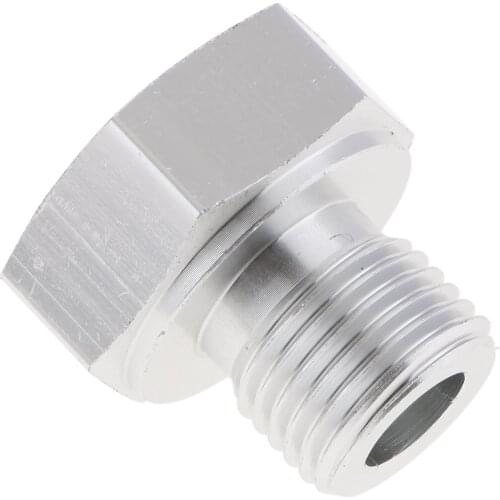 Oil Water Pressure Temp Sensor Adapter M16x1.5 -1/8 NPT NEW SLIVER W/ Gasket