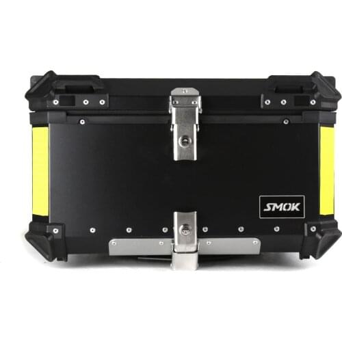 60L 40L Motorcycle Top Rear Tail Luggage Box Storage Trunk Helmet Holder Case Kit Waterproof Aluminum Toolbox Moto Accessory