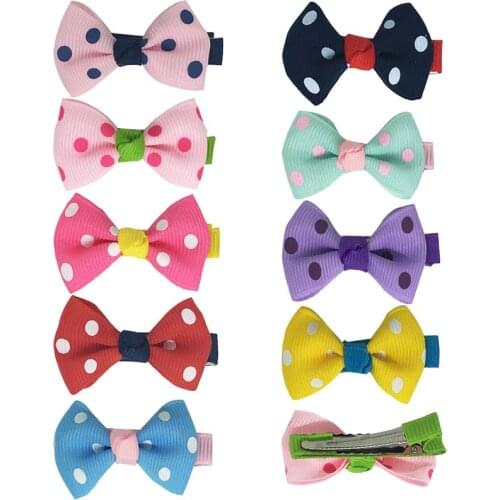 50pcs Pet Hair Accessories Dog Hair Bows Alloy Clip Pet Dog Puppy Cat Hair Bow Dog Grooming Handmade Hair Accessories 35