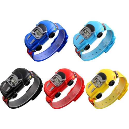 Childrens Watches 3D Cartoon Car Kids Watches Cute Rubber Watch Children Clock Watches for Girls Boys Relogio Montre Enfant