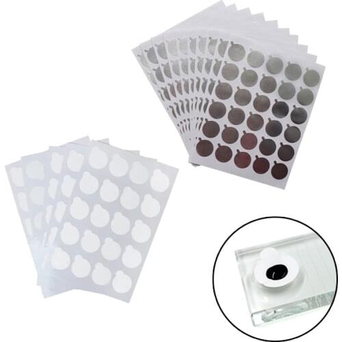 Professional Eyelash Glue Holder Foil Pallet Glue Paper Patches Sticker Disposable Eyelash Extension Glue Paper Pad Makeup Tool