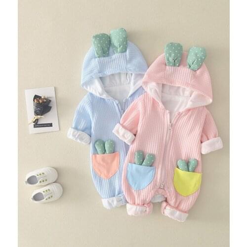 Baby One-Piece Clothes 2021 Spring Autumn Outing Thin Section Men And Women Baby Cotton Newborn Romper 1 Years Old
