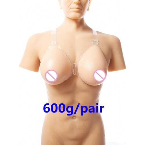 Liz B/C Cup False Breast Artificial Silicone Breasts Chest Forms Realistic Fake Boobs Crossdresser Silicone Breast Forms