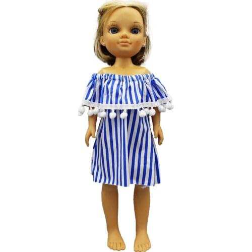 Grid Dot Dress suit For FAMOSA Nancy Doll Clothes Accessories