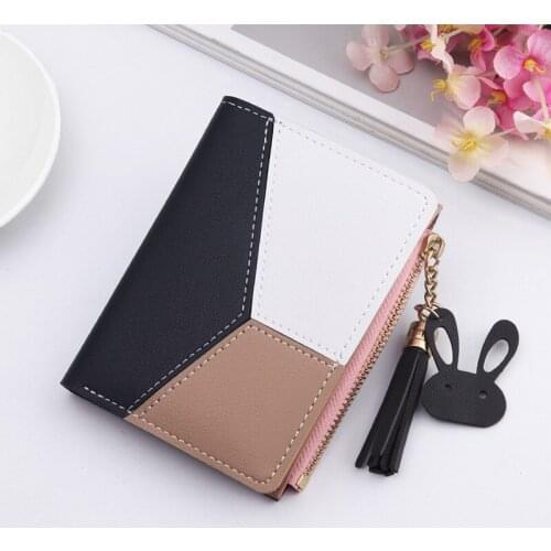 Wallet for Girls Phone With Double Zipper Coin Purse Holders Money Bag Ladies Purse Women Slim Wallets Female