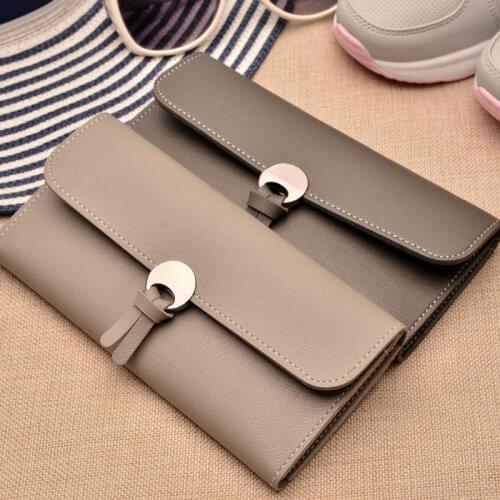 2021 Fashion Long Women Wallets High Quality PU Leather Womens Purse and Wallet Design Lady Party Clutch Female Card Holder