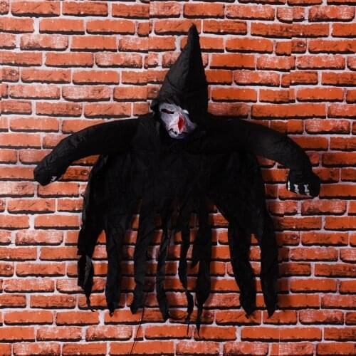 Halloween Inflatable Skeleton Ghost Haunted House Prop Garden Halloween Party Decoration Inflatable Halloween Horror Arrangement