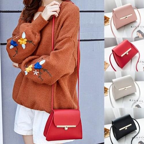 New Ladies Handbag PU Leather Personality Small Square Bag Fashion Single Shoulder Diagonal Handbag Womens Bag