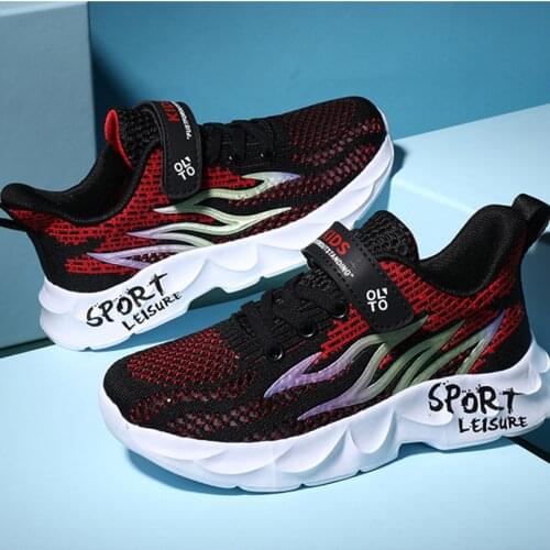 Boys' shoes 2020 summer new childrens mesh sports shoes cool and breathable lightweight hollow childrens casual shoes