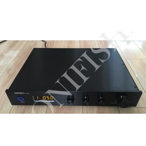 JFET four-tube with remote control pre-amplifier, matched with transistor power amplifier or combined machine, pure post-amp