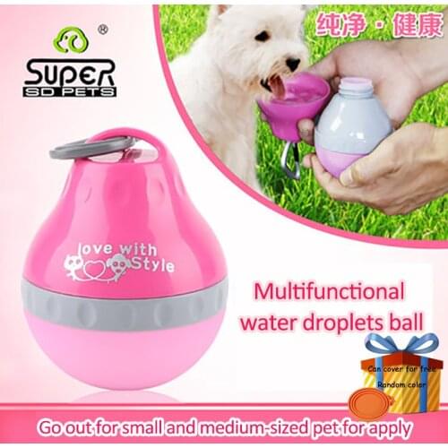 SUPERSDPETS Hot Sale Drinking Fountains Water Drop Lightweight And Portable Silicone Material Teddy Cat Is Drinking Pet Supplies