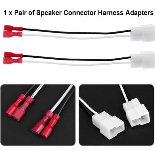 1 Pair Auto Car Speaker Connector Harness Wire Adapter 72-9300 for Audi Ford Mazda Chevrolet Isuzu Kia Mercury Nissan Suzuki