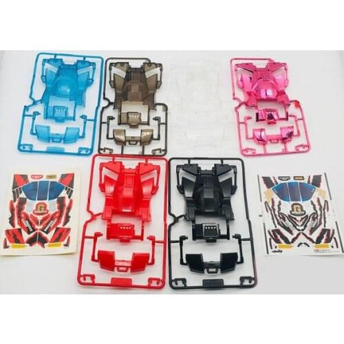 2 Pcs Plastic Car Cover Housing Shell Colorful/Transparent SFM Chassis for Tamiya BROCKEN GIGANT Mini 4WD Car Model