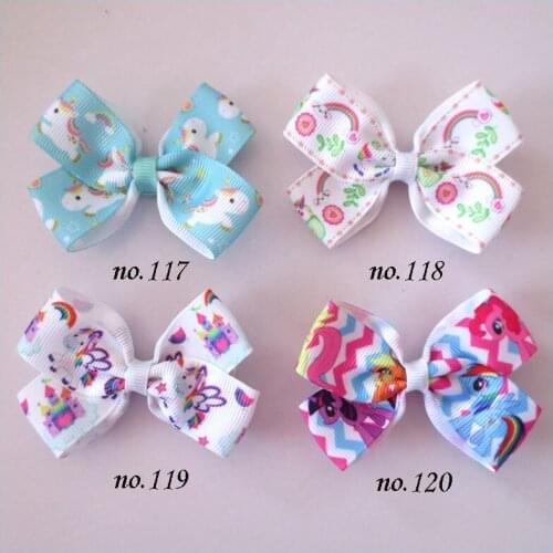 300 BLESSING Good Girl 2.75" Angel Hair Bow Clip Unicorn Accessories Wholesale