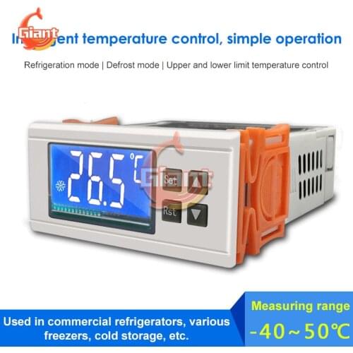 12V 24V 220V Digital Temperature Controller Automatic Timing Defrosting Intelligent Temperature Controller for Refrigerator