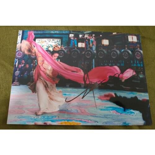 Zhang Ziyi House of Flying Daggers Autographed Photo Picture 5*7 inches GIFTS COLLECTION 072A1