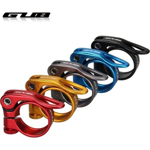 GUB Bicycle Seatpost Clamp Aluminum Ultralight Quick Release Road Bike MTB Mountain Bike Seat Post Seat Post Clamp 31.8/34.9mm