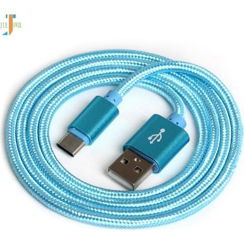 100pcs/lot Micro USB Cable Nylon Fast Charging Data Sync Cable for Iphone XS 8 7 Samsung A5 J7 S7 Huawei Charger Cord 1M 2M 3M