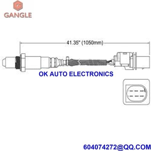 Oxygen Sensor Lambda Sensor AIR FUEL RATIO O2 SENSOR for BMW 5 Series E61 E60 520I 11787573319 0258017173 LS17173 LSU49 7481668