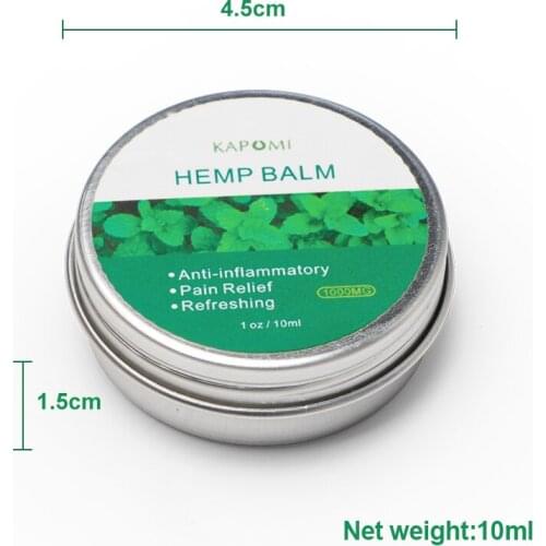 Analgesia Cream Hemp Balm Cream Knee Neck Body Pain Balm Ointment Herbal Extract Refreshing Cream Muscle Massage